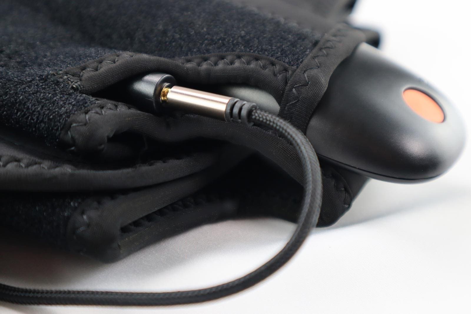 Exercise On Autopilot With BionicGym - BionicGym. Close up of BionicGym wraps and AUX cable.